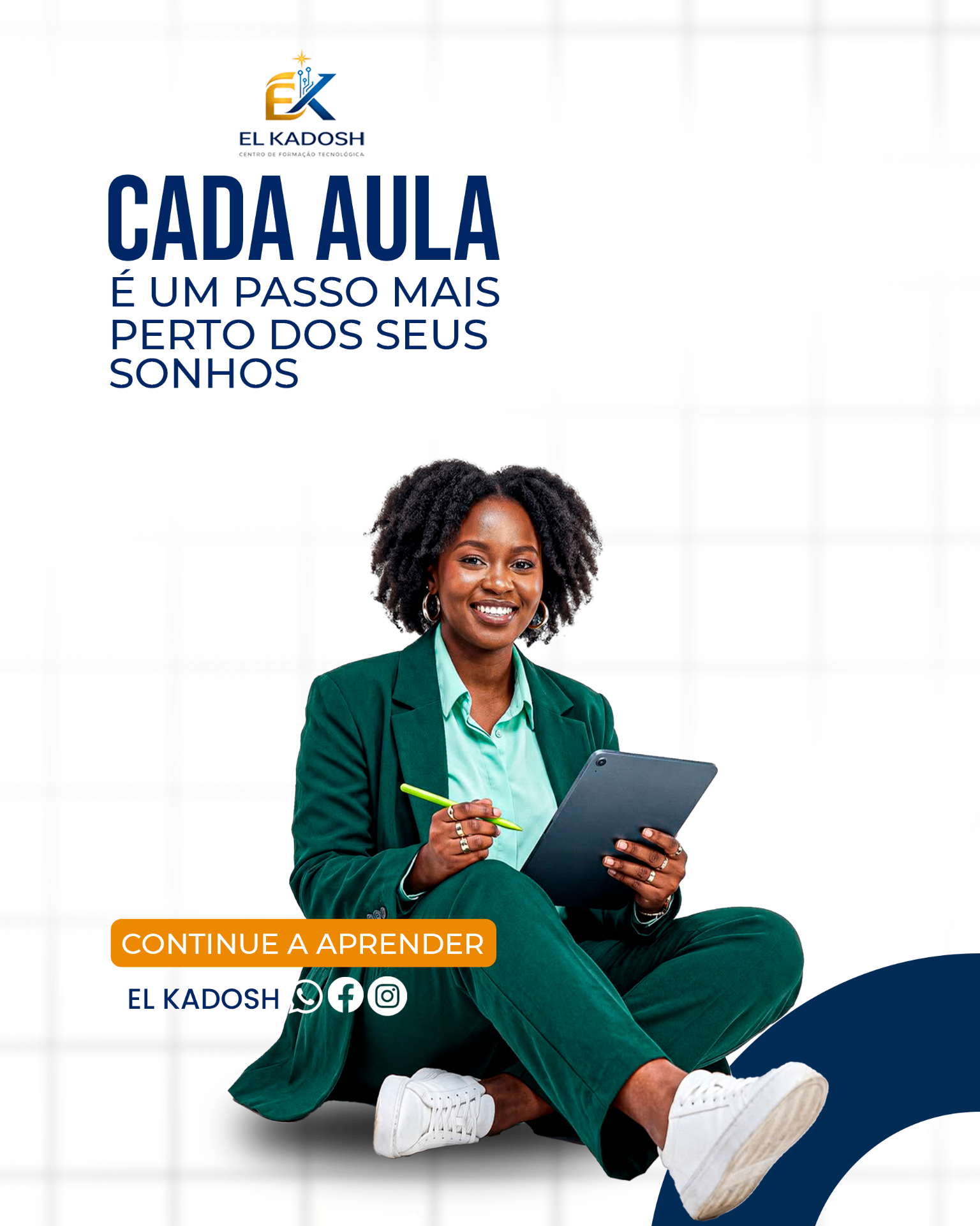 Cartaz institucional motivacional