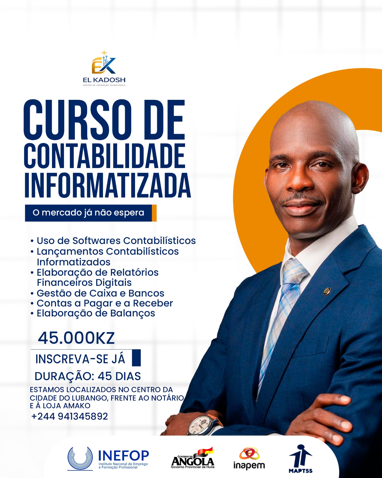 Curso de Contabilidade Informatizada — El Kadosh Lubango